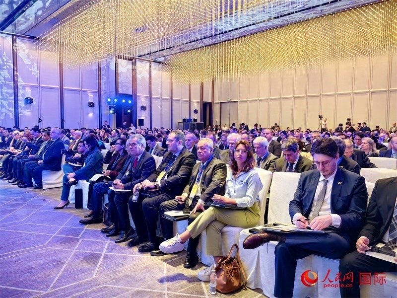 中國—巴西商業(yè)研討會現場。人民網記者 符園園攝