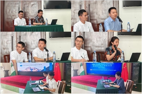 青年外交官們介紹了中國有關(guān)外交政策、對非對尼政策、等情況，并就學(xué)生們關(guān)心的問題解答。駐拉各斯總領(lǐng)館供圖