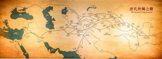 唐代絲綢之路，經(jīng)過新疆眾多地區(qū)。（圖片來源：視覺中國）