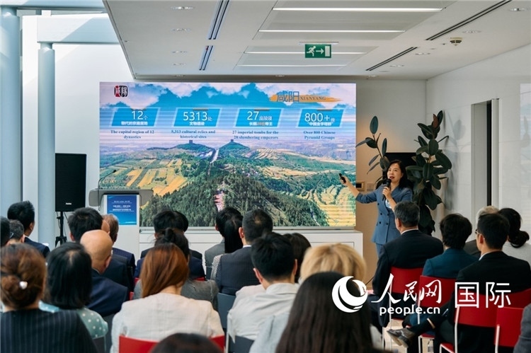 咸陽(yáng)市招商局局長(zhǎng)王苗致辭。