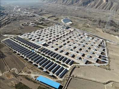 這是2020年11月6日拍攝的班彥新村全貌（無人機(jī)照片）。新華社記者 戴天放 攝