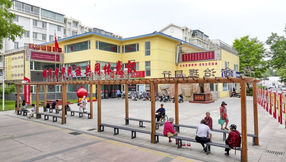 6月20日拍攝的長城花園社區(qū)一角（無人機照片）。