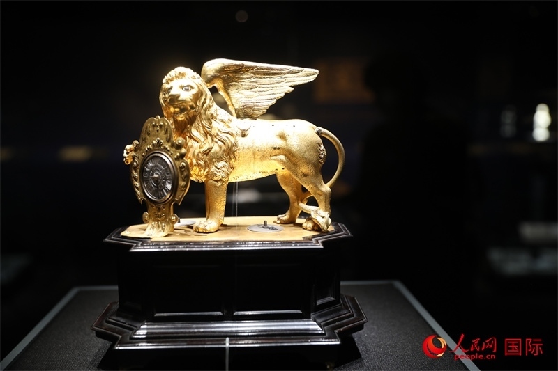 展覽“傳奇之旅：馬可·波羅與絲綢之路上的世界”展品。人民網(wǎng) 殷韜攝