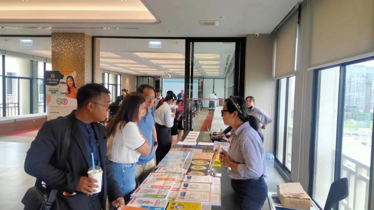 泰國中文教育精英教師高端培訓(xùn)活動(dòng)現(xiàn)場。泰國朱拉隆功大學(xué)孔子學(xué)院供圖