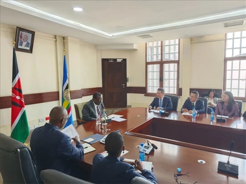 （座談會(huì)現(xiàn)場。駐肯使館供圖）