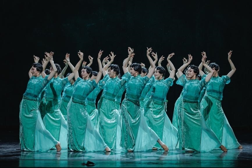 舞劇《熱血當(dāng)歌》演出現(xiàn)場。主辦方供圖