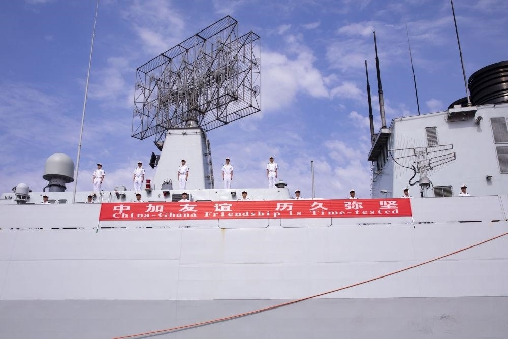 2023年6月27日，中國海軍第43批護航編隊抵達加納特馬港碼頭，開始對加納進行為期4天的友好訪問。