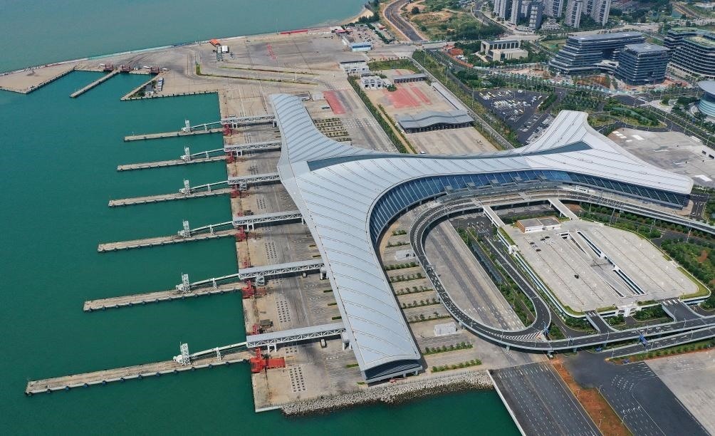 這是已經(jīng)停航的?？谛潞８郏?月4日攝，無人機(jī)照片）。新華社記者 郭程 攝