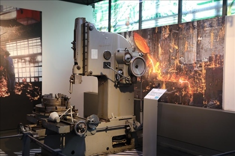 天水工業(yè)博物館內(nèi)景。新華社記者 馬莎 攝