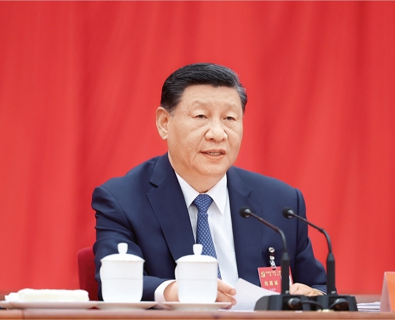 中國共產(chǎn)黨第二十屆中央委員會第三次全體會議，于2024年7月15日至18日在北京舉行。中央委員會總書記習(xí)近平作重要講話。 新華社記者 鞠鵬/攝