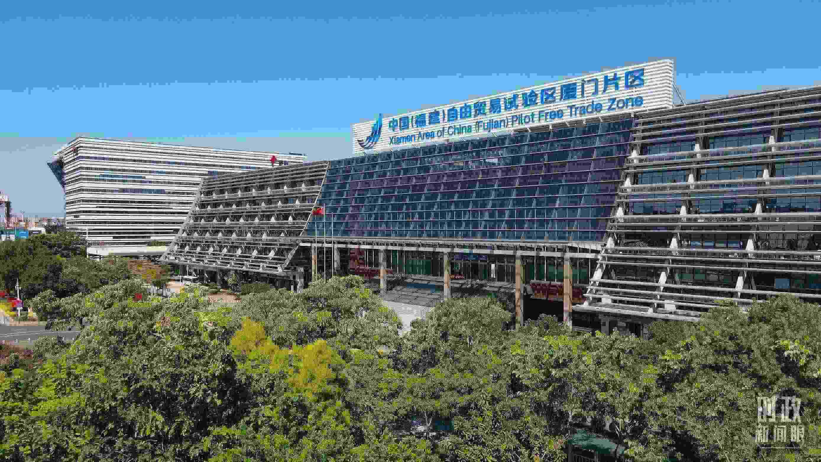 △中國（福建）自由貿(mào)易試驗區(qū)廈門片區(qū)。（總臺記者鄭皓拍攝）