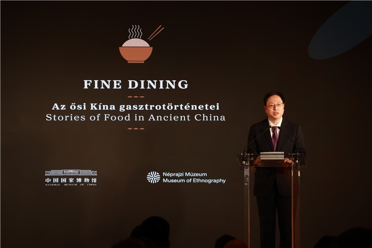 中國國家博物館副館長楊帆致辭。圖片由中國駐匈牙利大使館提供。