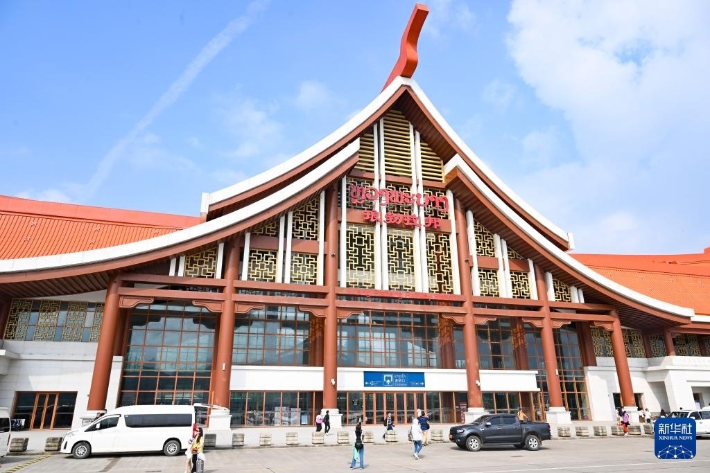 這是10月12日在老撾拍攝的瑯勃拉邦車站。新華社記者 程一恒 攝