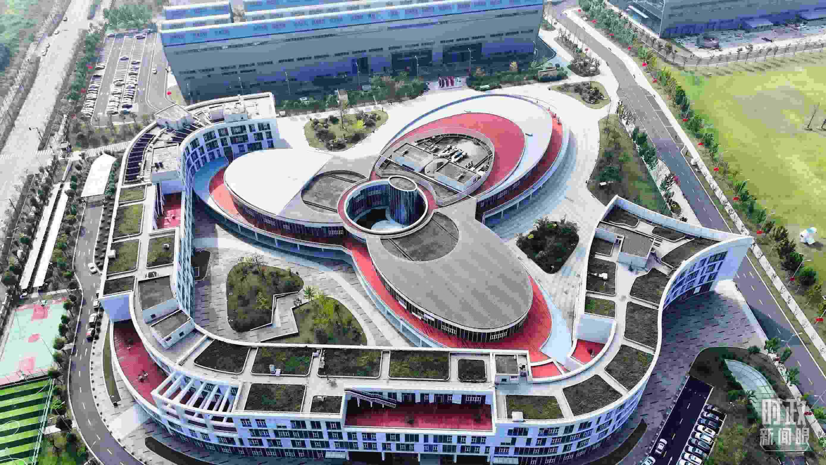 △位于合肥未來大科學(xué)城的聚變堆主機關(guān)鍵系統(tǒng)綜合研究設(shè)施園區(qū)。（總臺記者陳志猛拍攝）