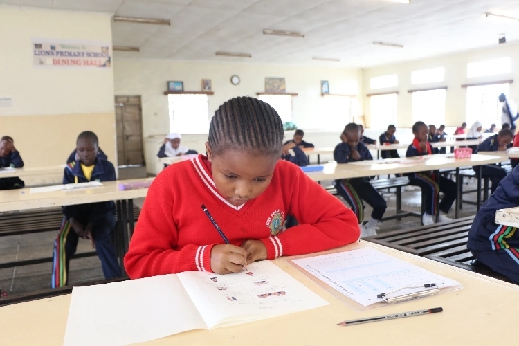 考場(chǎng)現(xiàn)場(chǎng)。埃格頓大學(xué)孔子學(xué)院供圖