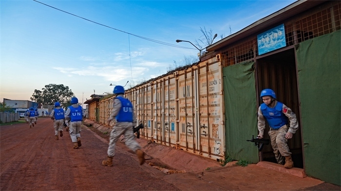 支援加強警戒點位。孫亞斌攝