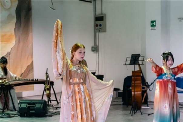 交流活動(dòng)現(xiàn)場。 中國駐意大利使館供圖