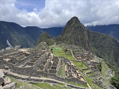 秘魯馬丘比丘古城遺址。本報記者 張朋輝 攝