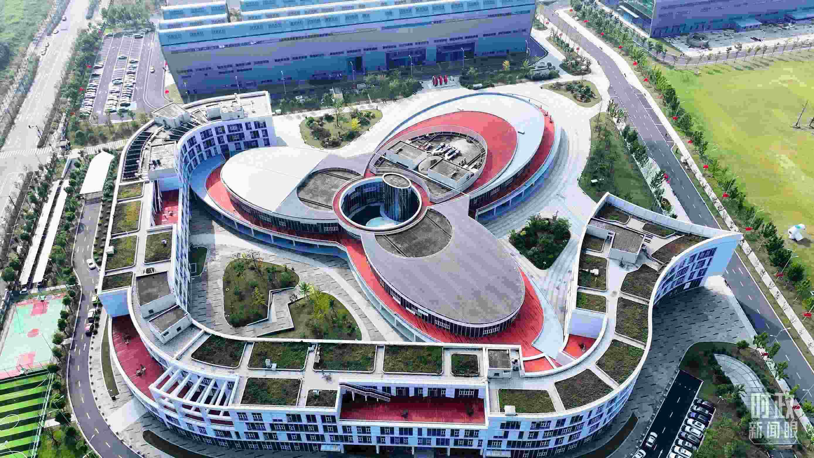 △位于合肥未來大科學城的聚變堆主機關鍵系統(tǒng)綜合研究設施園區(qū)。（總臺記者陳志猛拍攝）