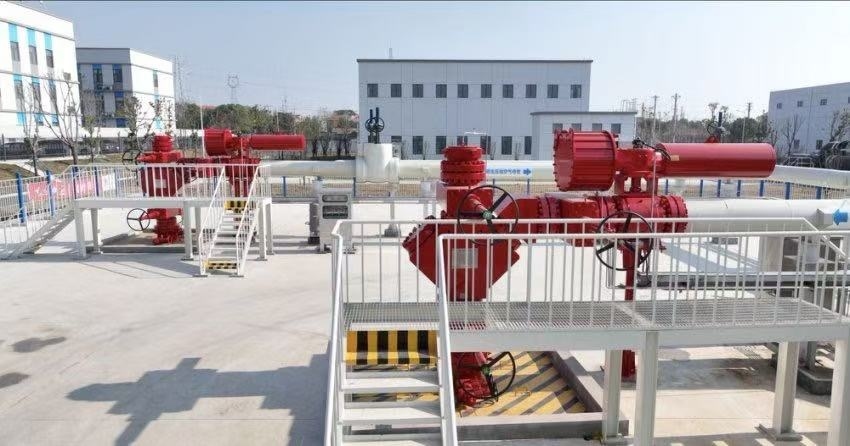 300兆瓦壓氣儲能示范工程鹽穴儲氣庫井場。受訪者供圖