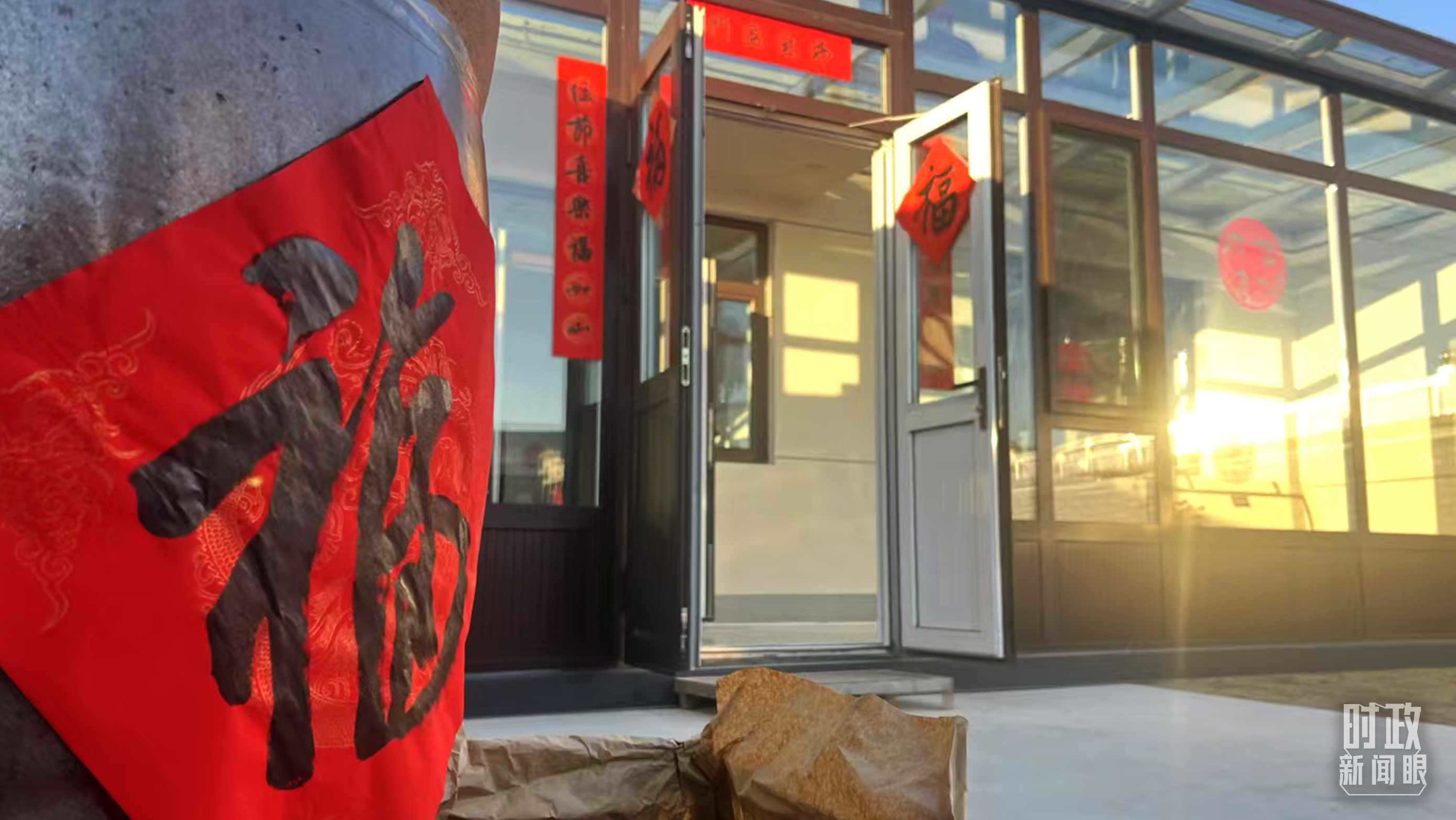 祝家溝村新居。（總臺央視記者李煒拍攝）