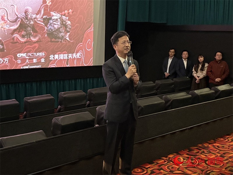 中國駐舊金山總領(lǐng)事張建敏現(xiàn)場(chǎng)致辭 鄧圩攝