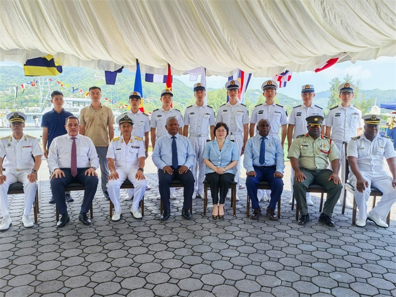 儀式現(xiàn)場(chǎng)。中國(guó)駐塞舌爾大使館供圖