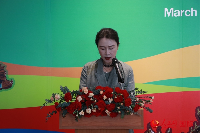 華彬文化基金會(huì)秘書(shū)長(zhǎng)盧戰(zhàn)發(fā)表講話。朱瀟逸攝