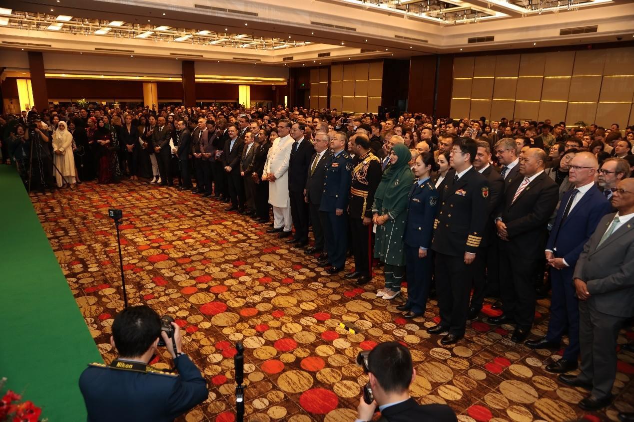 招待會現(xiàn)場。巴基斯坦駐華大使館供圖