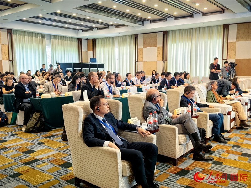 “通往COP30之路：中巴植樹造林和碳匯合作研討活動(dòng)”現(xiàn)場(chǎng)。人民網(wǎng)記者 符園園攝