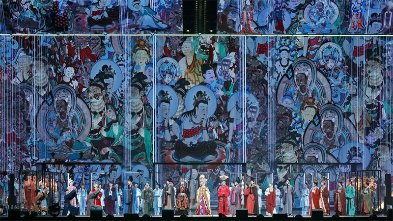 《受到召喚·敦煌》劇照。國話供圖