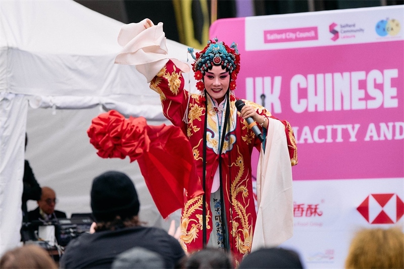 演員蔡衛(wèi)莉的秦腔表演贏得陣陣好評。 楊浩鵬攝