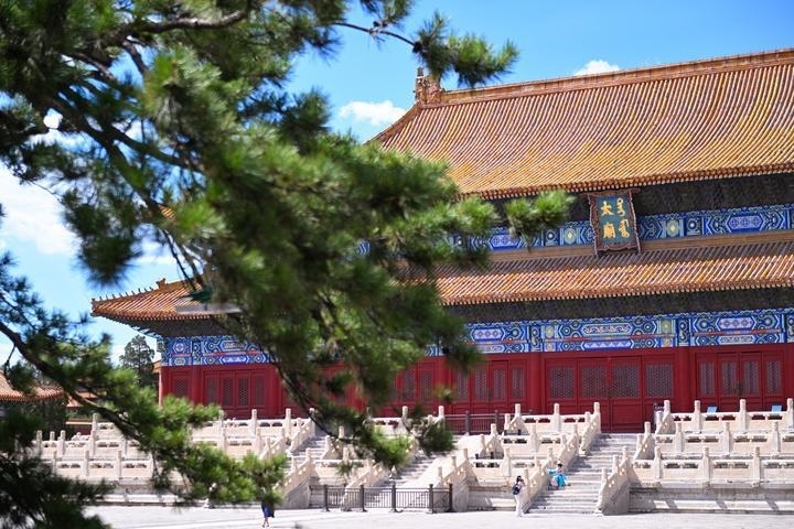 2023年7月8日拍攝的太廟享殿（也稱前殿）。